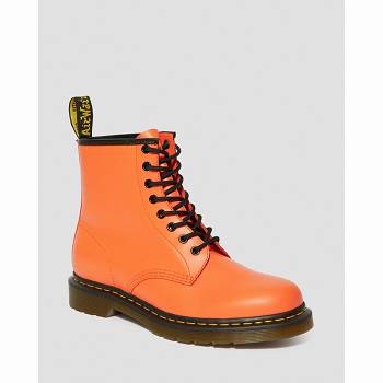 Dr Martens Férfi 1460 Smooth Bőr Lace Up Bakancs Narancssárga